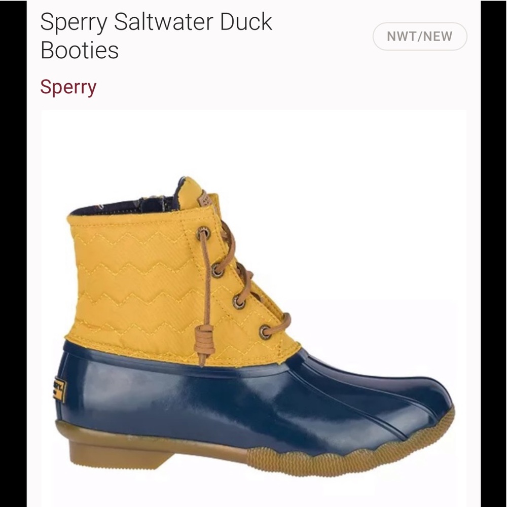 Sperry saltwater duck boots